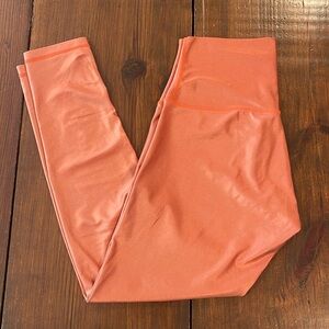 DYI | Define Your Inspiration burnt orange/canyon high shine leggings large